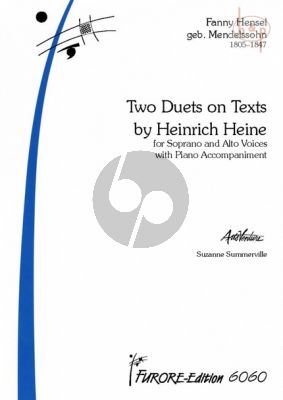 Hensel 3 Duette Sopran- und Altstimme met Klavier (texts Heine)