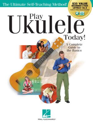 Play Ukulele Today! All-in-One Beginner's Pack (Includes Book 1, Book 2, Audio & Video)