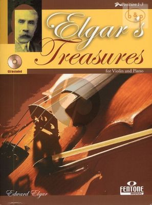 Elgar's Treasures  Violin and Piano (Bk-Cd)