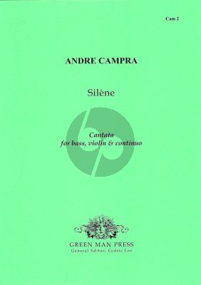 Campra Silene Bass Voice-2 Violins-Bc (Score/Parts)