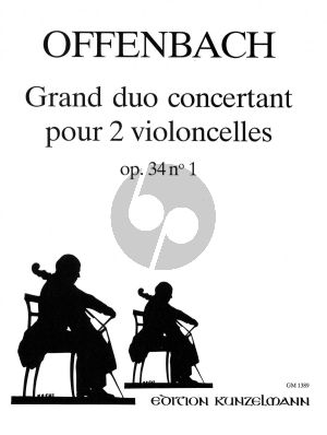 Offenbach Grand Duo Concertant Op.34 No.1 2 Violoncellos (Arpad Pejtsik)