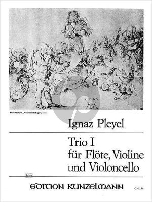 Pleyel Trio Op.73 No.1 Flöte-Violine-Violoncello (Stimmen)
