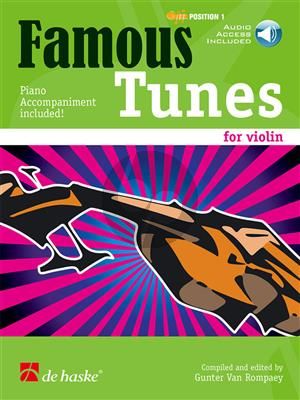 Rompaey Famous Tunes for Violin-Piano with Play-Along Cd