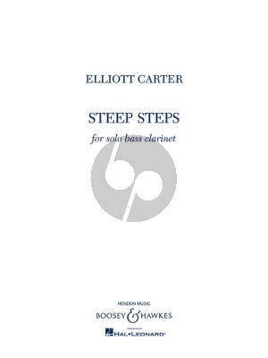 Carter Steep Steps for Solo Bass Clarinet