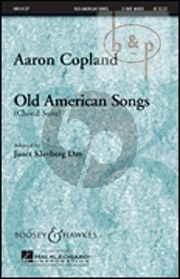 Old American Songs (Choral Suite) (SAB-Piano)