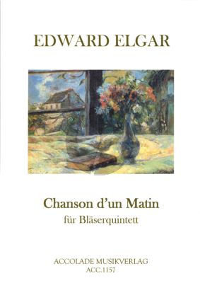 Elgar Chanson d'un Matin Woodwind Quintet (Score/Parts) (Cheyron)