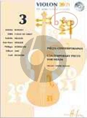 Violon 20 - 21 Vol.3 (Contemporary Pieces) (Violin Solo- 2 Violins- 3 Violins and Violin-Piano)