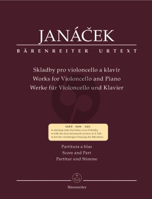 Janacek Works for Cello and Piano (edited by Fukac-Havlik)