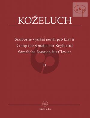 Samtliche Sonaten fur Clavier Vol.2 (No.13 - 24) (1784 - 1786)