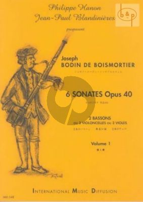 6 Sonates Op.40 Vol.1 for 2 Bassons [Violoncellos]