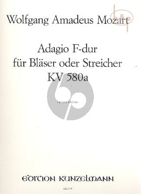 Adagio F-dur KV 580a (Blaser oder Streicher)