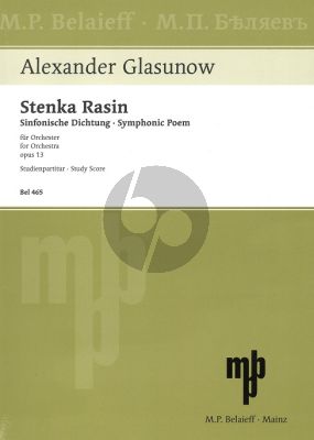 Glazunow Stenka Rasin Op.13