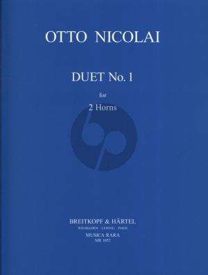 Nicolai Duet No.1 2 Horns (Kurt Janetzky)
