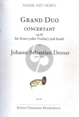 Demar Grand Duo Concertant Op.60 (Horn[Vi.]-Harp)