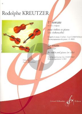 Kreutzer Sonate No.1 E-flat major Violin-Piano (Comentale)