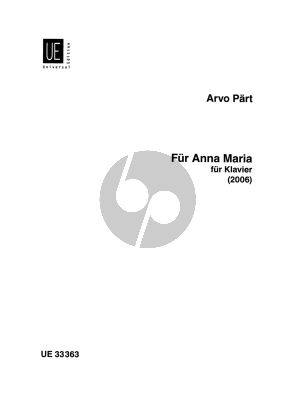 Part Fur Anna Maria (2006) Piano (Grade 2)