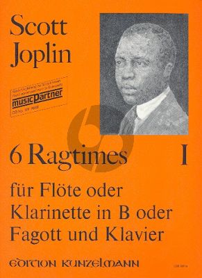 Joplin 6 Ragtimes Vol.1 Flöte(Klarinette/Fagott)-Klavier (Dieter Förster)
