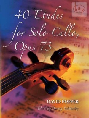 Popper 40 Etudes Op.73 for Cello (edited by Dmitry Yablonsky) (Dover)