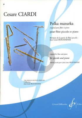 Ciardi Polka Mazurka Piccolo et Piano (Jean-Louis Beaumadier) (interm. grade 6)