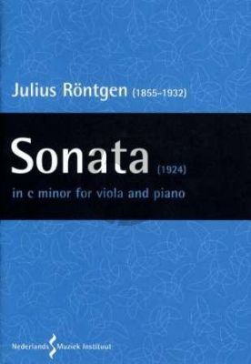 Rontgen Sonate c-minor Viola and Piano (1924)