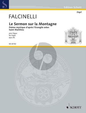 Fakcinelli Le Sermon sur la Montagne Op. 46 Orgue (Poeme Mystique d'apres l'Evangile selon Saint Matthieu)