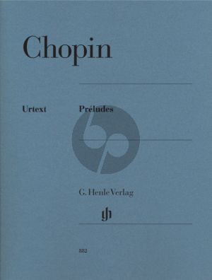 Chopin Preludes for Piano (edited by Norbert Müllemann) (Henle-Urtext)