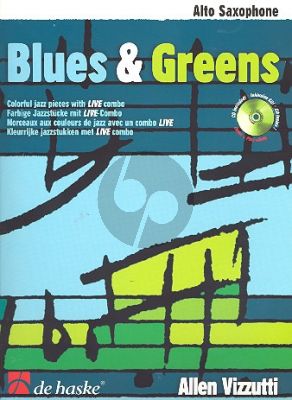 Vizzutti Blues & Greens for Alto Saxophone (Bk-Cd) (grade 3)