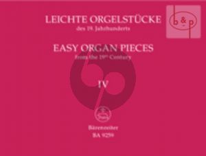 Leichte Orgelstucke des 19.Jahrh. Vol.4