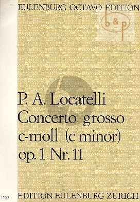 Concerto Grosso c-moll Op.1 / 11 (String Orch.)