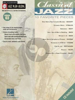 Classical Jazz (10 Favorite Pieces) (Jazz Play-Along Vol.63)