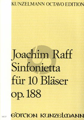 Raff Sinfonietta Op. 188 10 Bläser (Partitur)