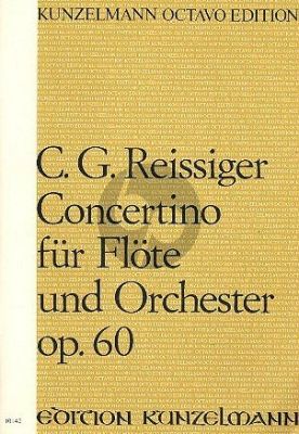 Reissiger Concertino D-Dur Op.60 Flute-Orch. Score