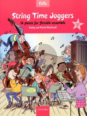 Blackwell String Time Joggers for Cello - 14 Pieces for Flexible Ensemble Cello Book with Cd