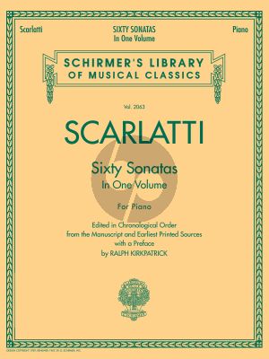 Scarlatti 60 Sonatas (Vol.1-2 Complete) (edited R.Kirkpatrick)