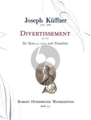 Kuffner Divertissement Op.227 Horn oder Violine und Klavier