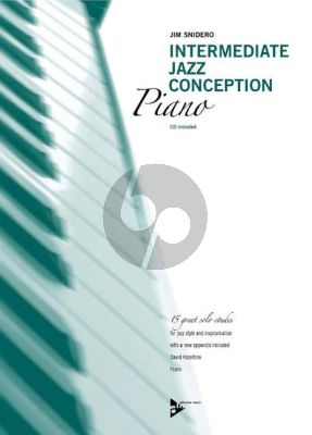 Snidero Intermediate Jazz Conception Piano ( (15 Solo Etudes for Jazz Style and Improvisation) (Bk-Cd)