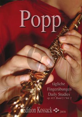 Popp Tagliche Fingerubungen Op.413 Vol.2 Flute (grade 3 - 4)