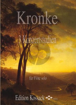 Kronke 3 Konzertstudien Op.188 Flöte Solo (grade 4)