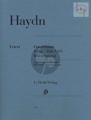 Sinfonia Concertante B-dur Hob.I:105 (Oboe-Fagott-Violine-Violoncello-Klavier)