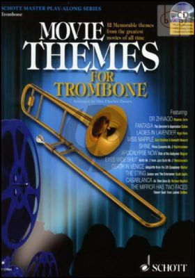Movie Themes (Trombone-Piano) (Bk-Cd) (CD with Full Performance-Play-Along and piano part to print)