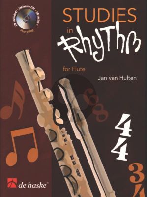 Hulten Studies in Rhythm for Flute (Bk-Cd) (easy to interm.) (grade 3)