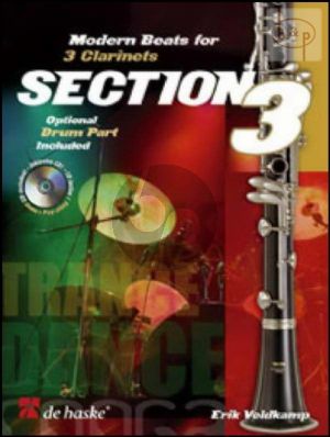 Section 3 (3 Clarinets with opt.Drum Part) (Score/Parts) (Bk-Cd)