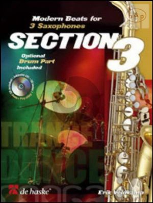 Section 3 (3 Saxohonens (ATB) with opt.Drum Part) (Score/Parts) (Bk-Cd)