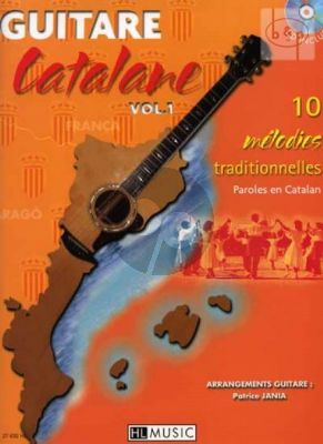 Guitare Catalane vol.1 (10 Melodies Traditionnelles) (Guitar [line with tab.)