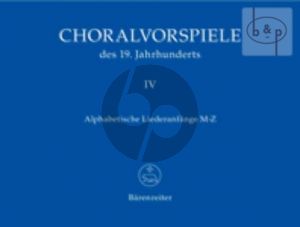 Choralvorspiele des 19.Jahrh. Vol.4