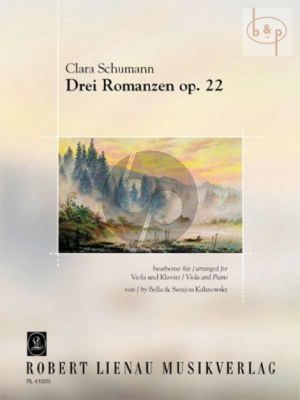 3 Romances Op.22 Viola-Piano