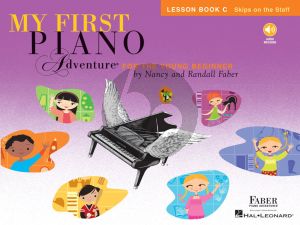 Faber My first Piano Adventure Lesson Book C (Skips on the Staff) (Book with Audio online)