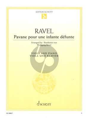Ravel  Pavane pour une infante defunte (Viola-Piano) (arr. W.Birtel)