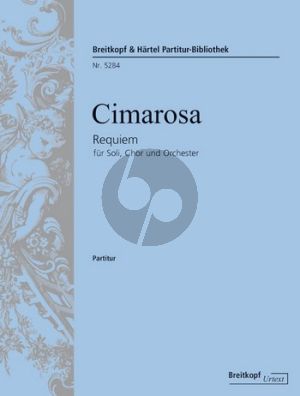 Cimarosa Requiem g-minor Soli-Choir-Orch. Full Score