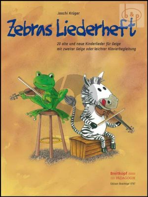 Zebras Liederheft (20 alte und neue Kinderlieder)